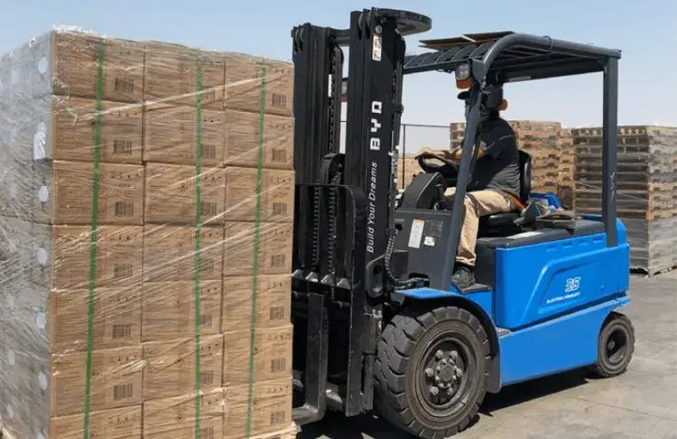 Xe n&acirc;ng điện Byd Th&acirc;n thiện với m&ocirc;i trường 2t 2.5t Pin Lithium tuổi thọ d&agrave;i  4 B&aacute;nh xe Xe n&acirc;ng - 2026 BYD Forklift, Electric Forklift price |  Made-in-china.com