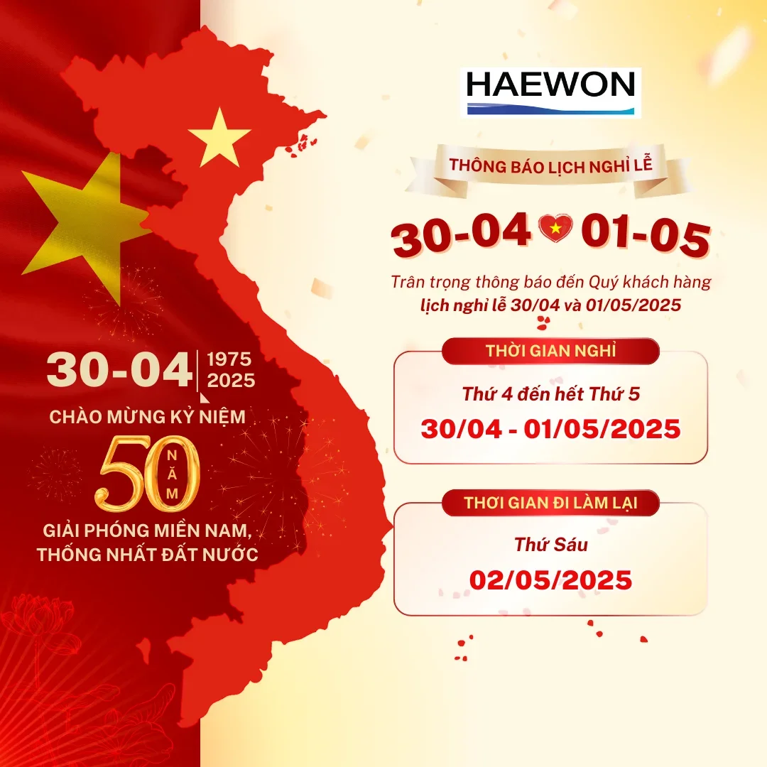 thông báo lịch nghỉ lễ 30-4