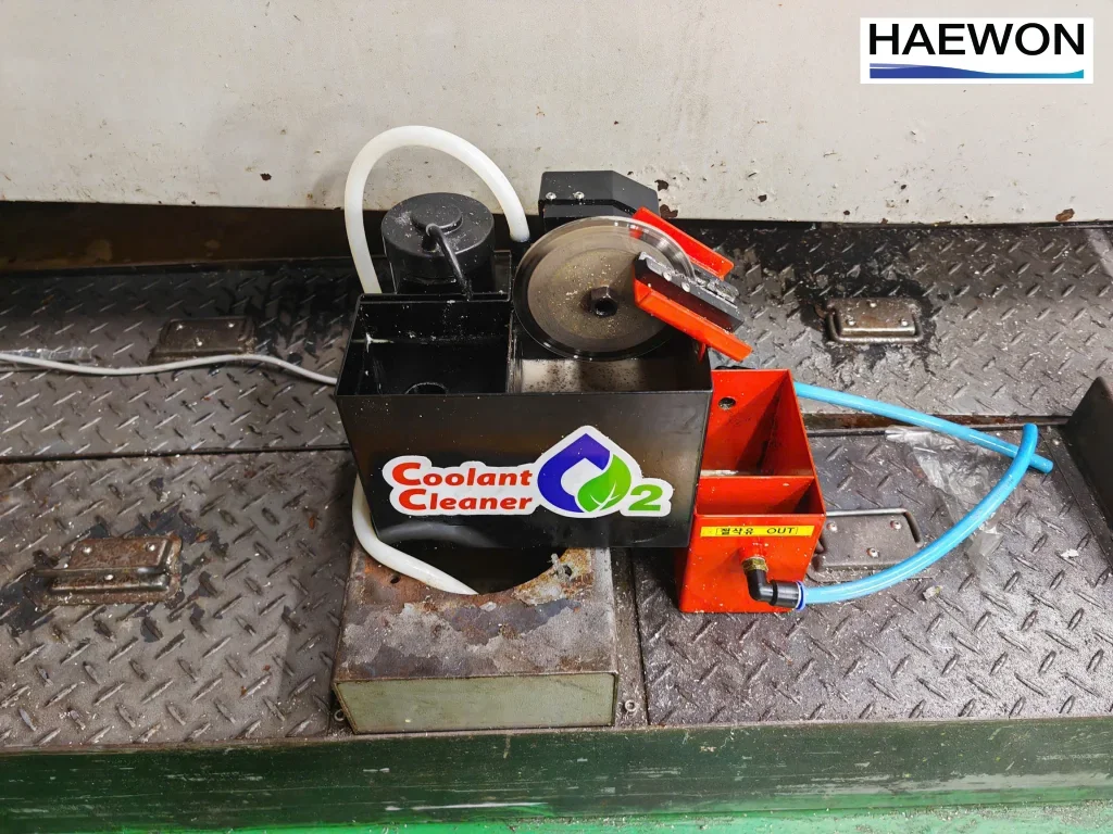 Hiệu quả trước và sau khi sử dụng thiết bị tiệt trùng dầu cắt gọt