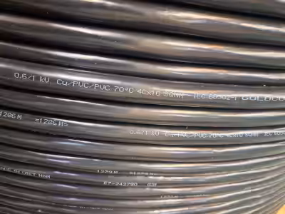 Cáp điện mềm 0.6_1kV Cu_PVC_PVC 4x10mm2