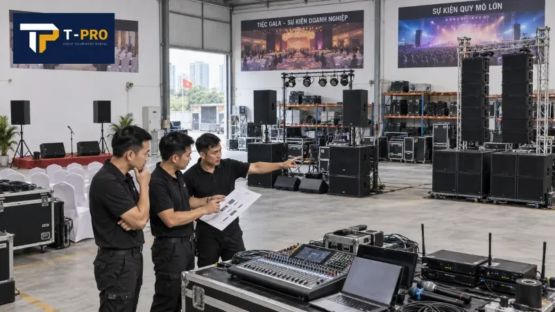 So sánh các cấp gói âm thanh T-PRO: Chọn theo nhu cầu, không theo số loa