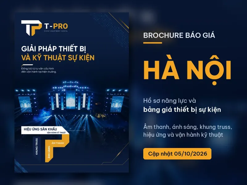 Brochure báo giá T-PRO – Hà Nội