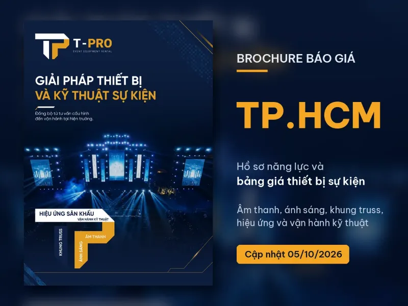 Brochure báo giá T-PRO – TP.HCM