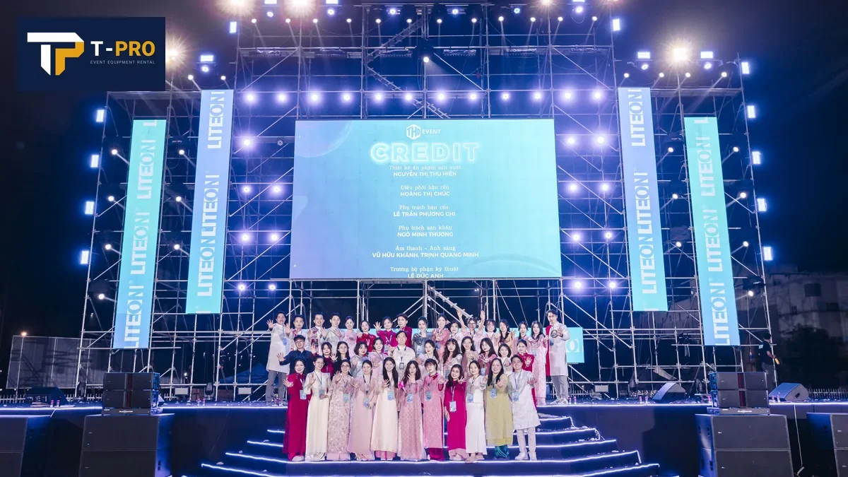 Tiết mục tập thể của nh&acirc;n sự LITEON tr&ecirc;n s&acirc;n khấu YEAR END PARTY 2025 - 2026