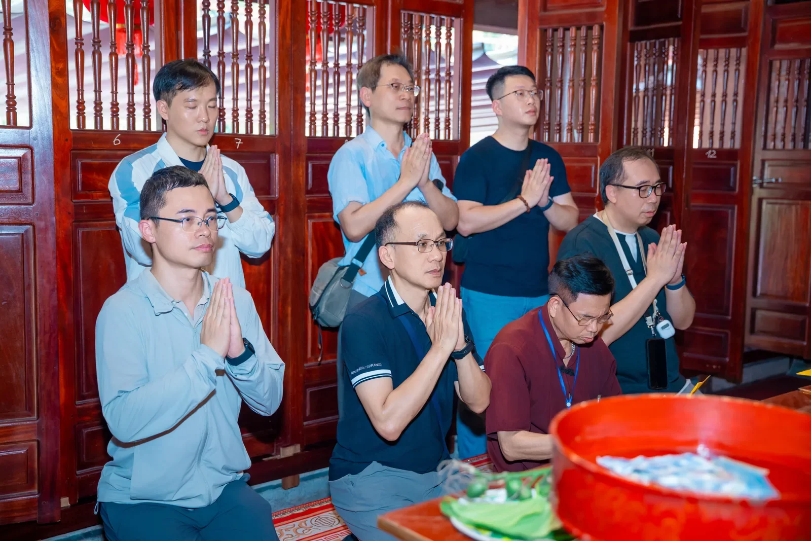 Hoạt động trải nghiệm văn hóa trong hành trình LITEON Tây Thiên