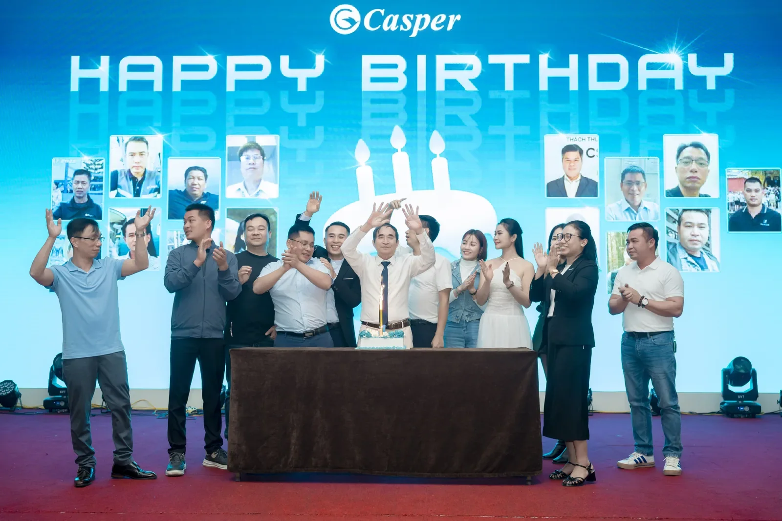 Nghi thức sinh nhật trong chương tr&igrave;nh Casper miền Bắc