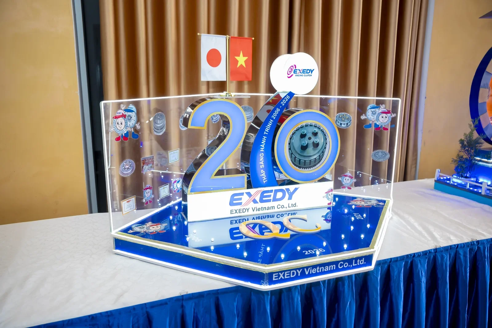 Điểm nhấn nhận diện 20 năm tại lễ kỷ niệm EXEDY Việt Nam