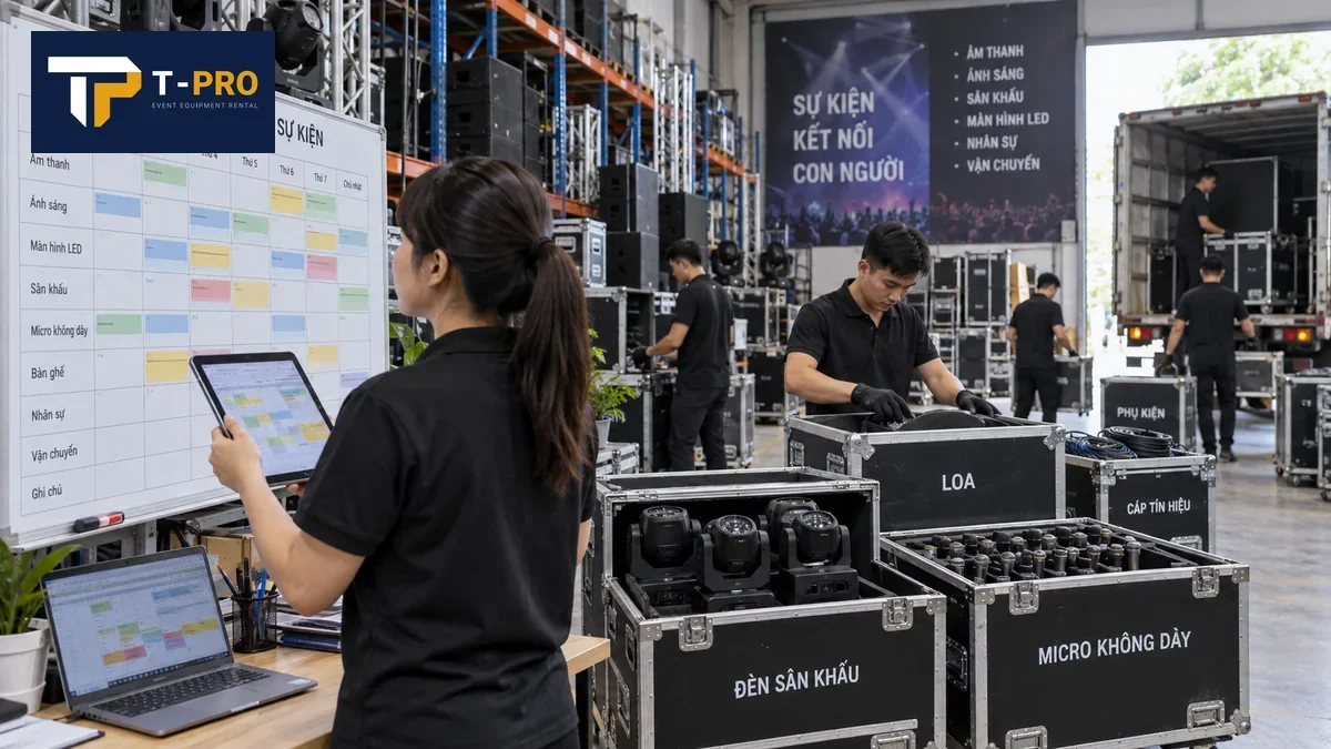 Điều phối lịch thiết bị tại kho trong mùa cao điểm
