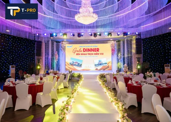 Chương trình gala cần đặt thuê thiết bị sự kiện từ sớm
