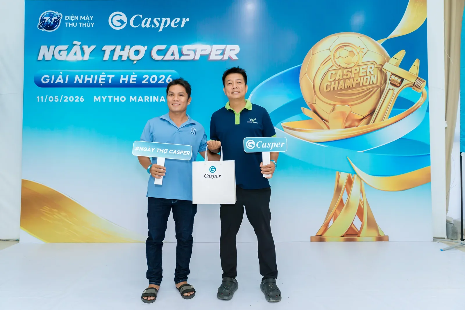 Khoảnh khắc vinh danh trong Ng&agrave;y Thợ Casper tại Tiền Giang