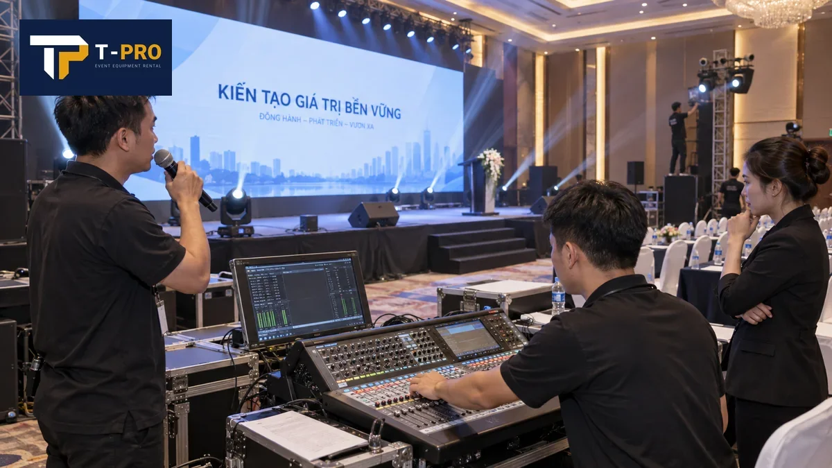 Nghiệm thu &acirc;m thanh, &aacute;nh s&aacute;ng v&agrave; nội dung
