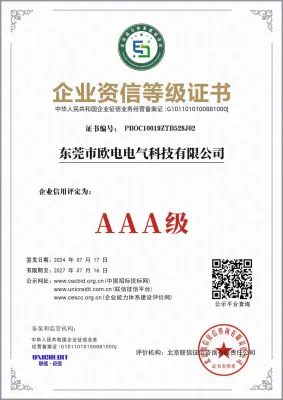 Chứng chỉ AAA+ISO