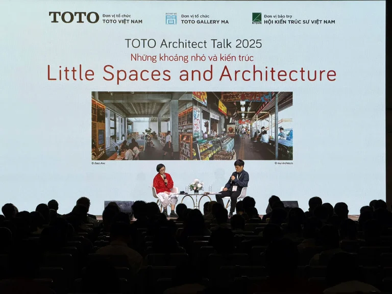 TOTO Architect Talk 2025: Học hỏi từ những không gian nhỏ và vinh danh tài năng kiến trúc trẻ