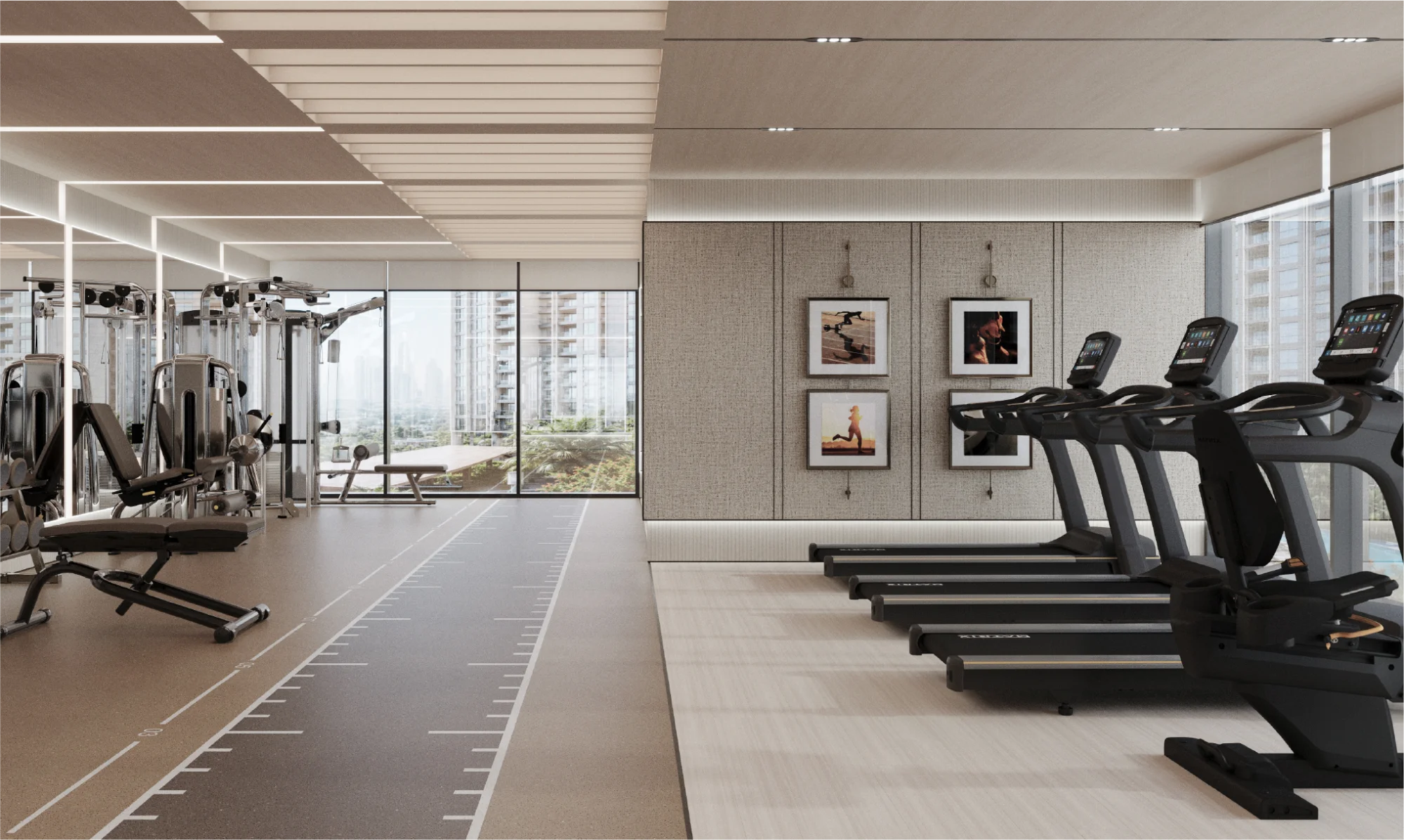 Phối cảnh tiện ích Phòng Gym & Yoga