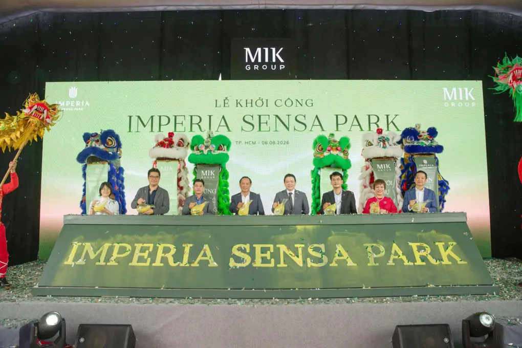 Nghi thức khởi c&ocirc;ng dự &aacute;n Imperia Sensa Park. Ảnh: MIK Group