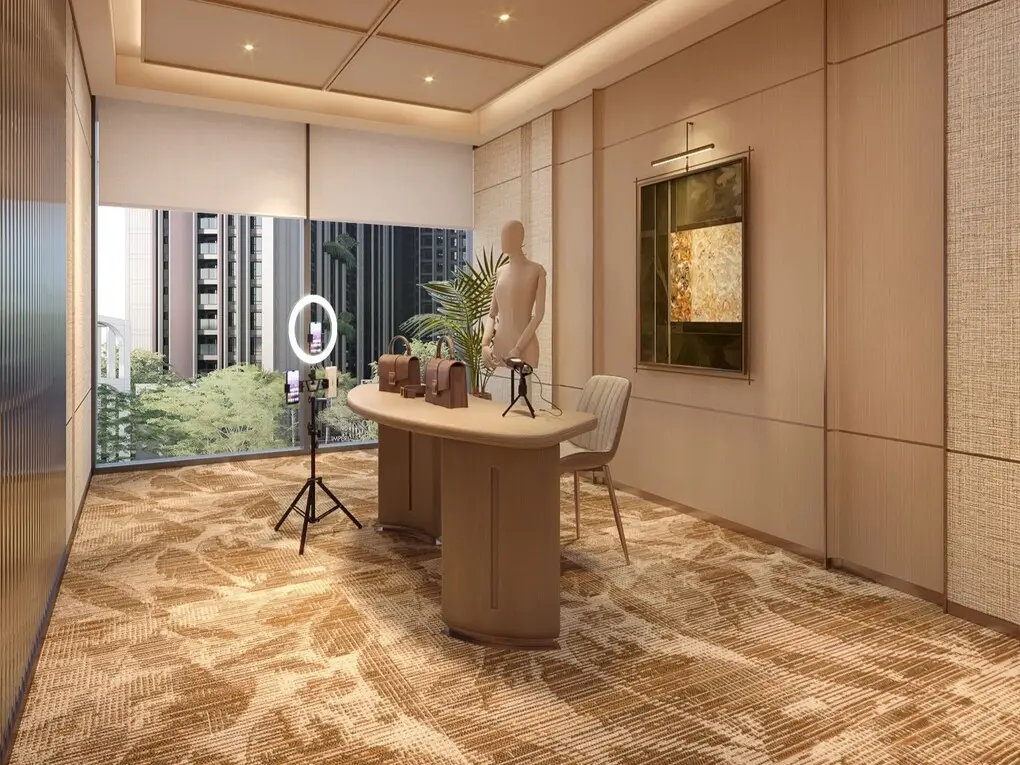 Kh&ocirc;ng gian Creative Studio tại Imperia Sensa Park d&agrave;nh cho c&aacute;c hoạt động s&aacute;ng tạo nội dung như podcast, livestream của giới trẻ. Ảnh: MIK Group