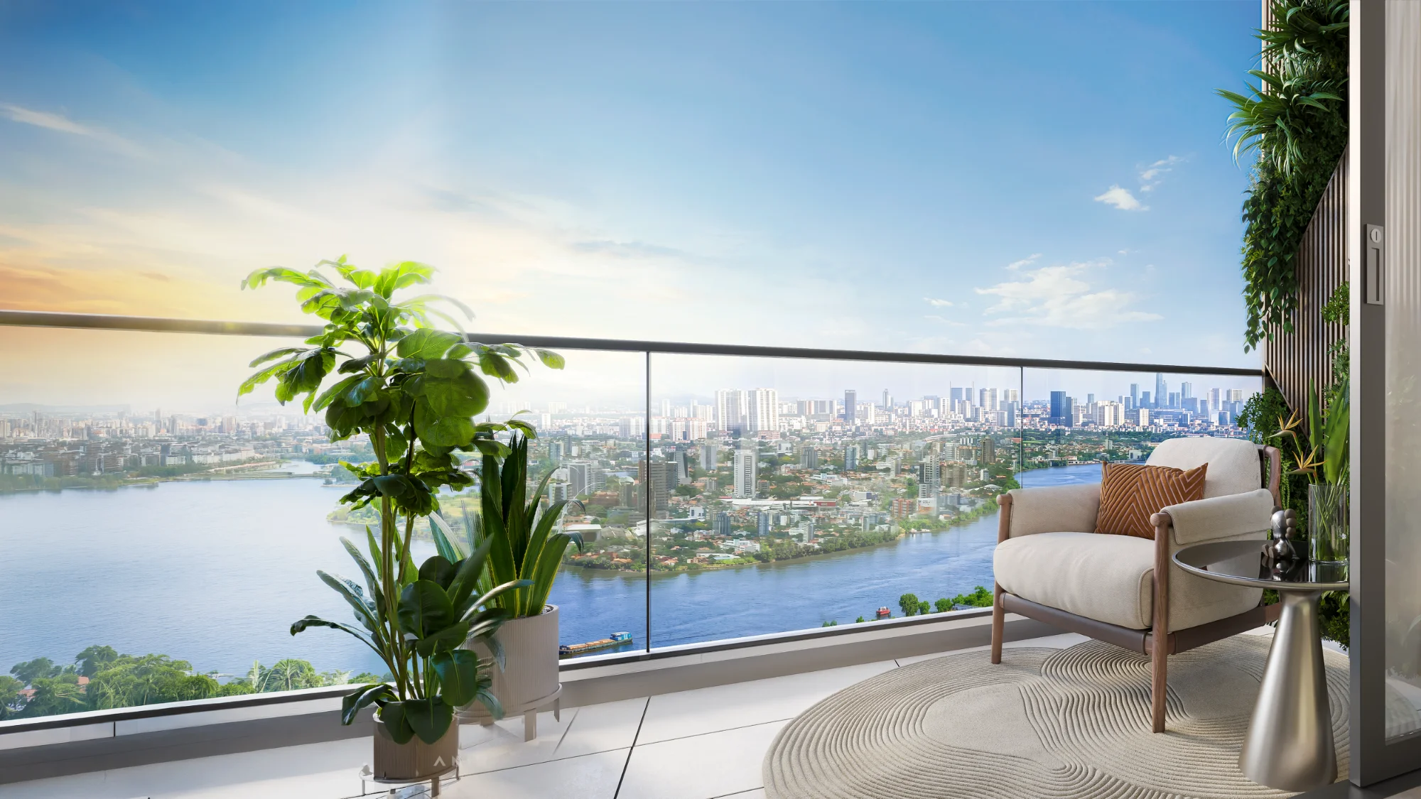 Phối cảnh thiết kế phân tầng không gian