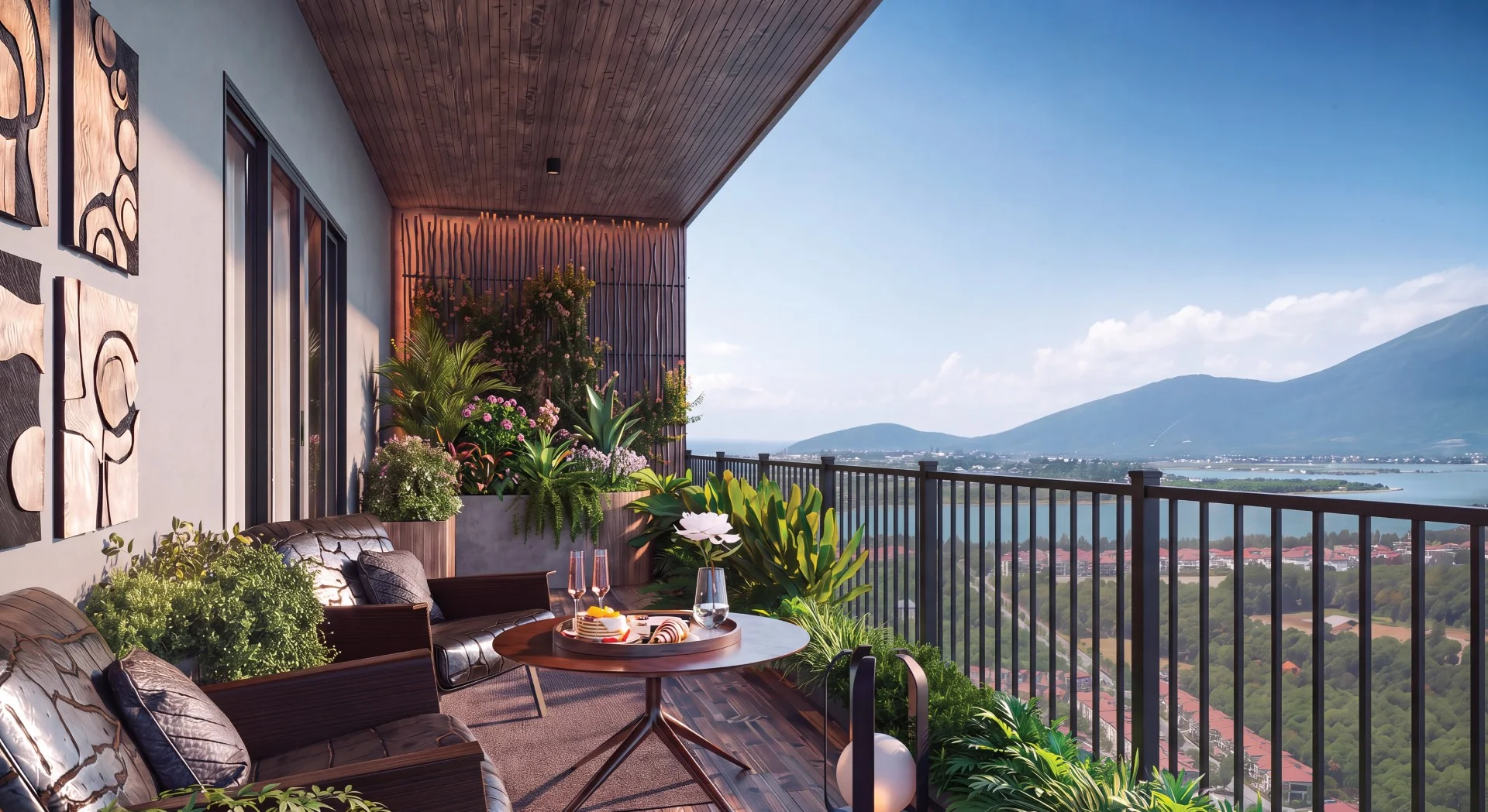 Ban công rộng 7-10m2