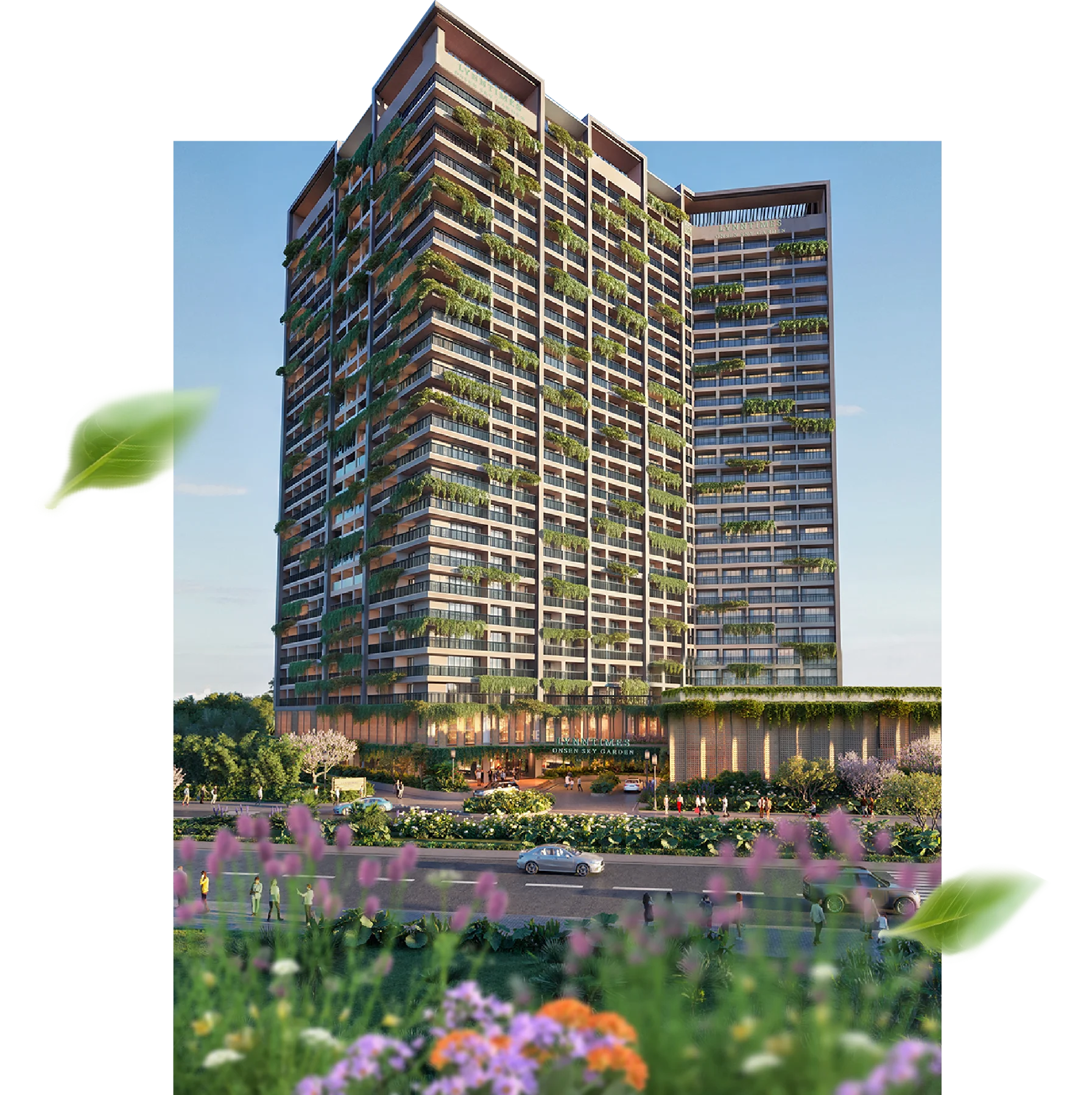 Tòa tháp căn hộ khoáng nóng Lynn Times Onsen Sky Garden