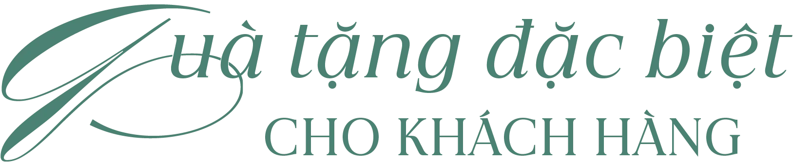 Quà tặng đặc biệt cho khách hàng